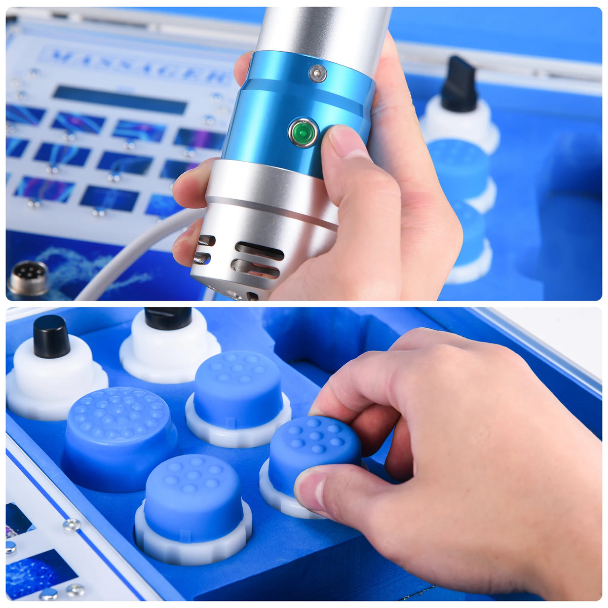 Professional Pneumatic Shockwave Therapy Machine Radial ESWT Sport Recovery Joint Pain Relief Portable Case Physiotherapy Device
