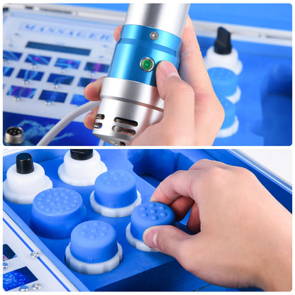 Professional Pneumatic Shockwave Therapy Machine Radial ESWT Sport Recovery Joint Pain Relief Portable Case Physiotherapy Device