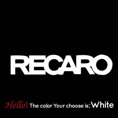 1PC Recaro Funny Crazy Cat Waterproof Vinyl Decal Sticker, Universal Car‑Styling for Auto Multi‑surface Vehicle Decor