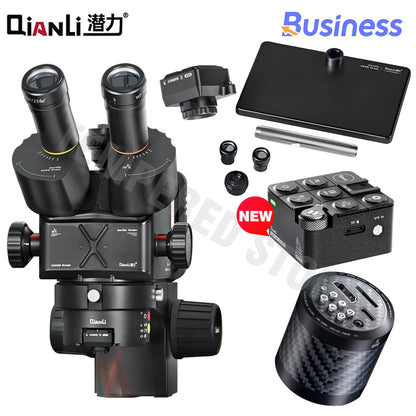 Qianli Gorilla 6558 Trinocular Microscope 6.5X-58X Zoom Industrial Thermal 4K Camera For Mobile Phones Motherboard Repair Tools