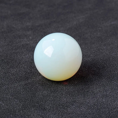 16mm Natural Crystal Ball No Hole Beads, Polished Agate Gemstone Sphere Bulk for DIY Jewelry Crafts Home Decor Gifts
