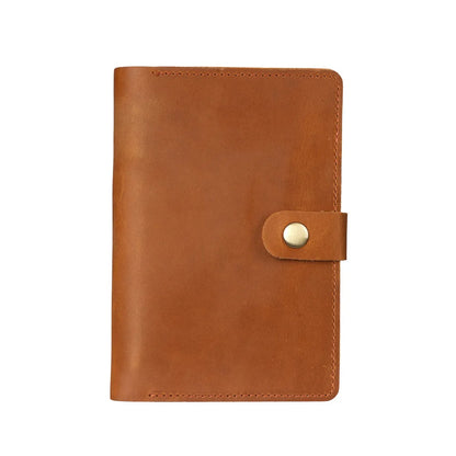 Leather Notebooks Cover for Field Notes, Journal Notepads with Pen Holder for Moleskine Cahier Pocket Notebook (3.5'' x 5.5'')