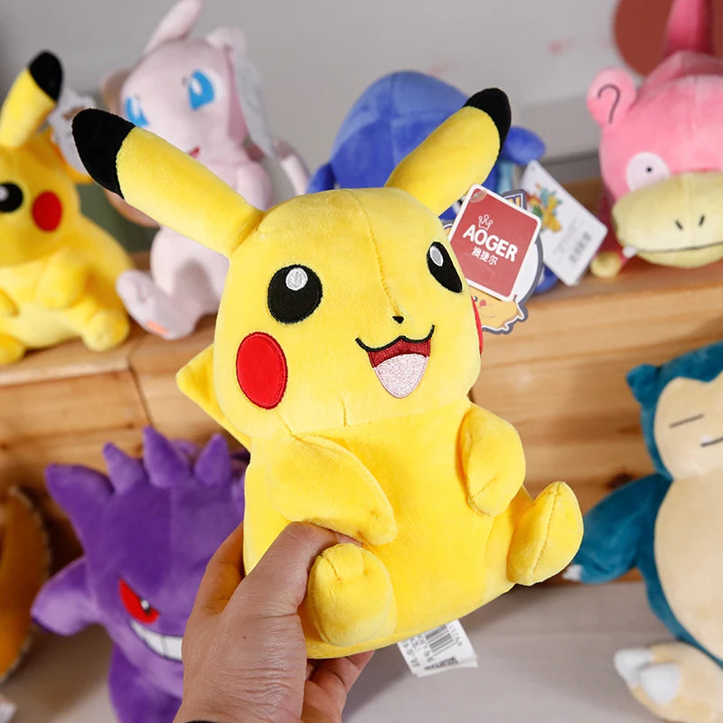Newest Pokemon Collection Plush Kawaii Pikauchu Scorbunny Sprigatito Gengar Stuffed Doll Charizard Lapras Xmas Toys Gifts
