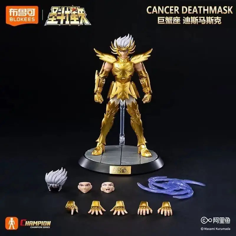 Original BLOKEES Saint Seiya Second Bullet Gemini Dragon Capricorn Sagittarius Action Figure Anime Toys Christmas Gift in Stock