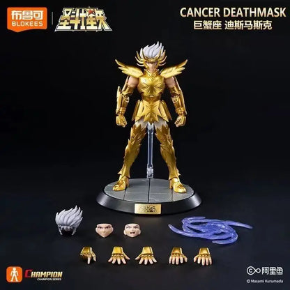 Original BLOKEES Saint Seiya Second Bullet Gemini Dragon Capricorn Sagittarius Action Figure Anime Toys Christmas Gift in Stock