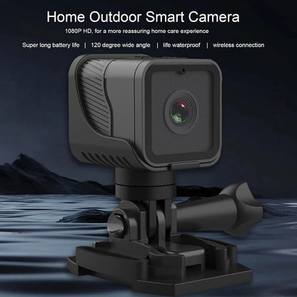1080P HD Portable Sports Mini Camera with Hotspot WiFi Waterproof Camera, Motorcycle and Bike Camera Anti Shake Outdoor Sports