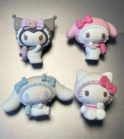 New Product In Stock Kt Cat Kuromi Co Branded Blind Box Figurine Toy Cute Desktop Ornament Holiday Surprise Gift For Fans