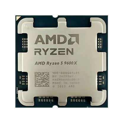 AMD Ryzen 5 9600X CPU 100% Brand New AMD 9600X Processor Up to 5.4GHz 6-Core 12-Thread 32MB L3 Cache Socket AM5 Zen 5 Gaming CPU