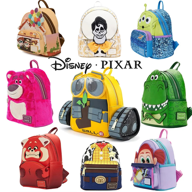 Loungefly Pixar Movie Series Toy Story/WALL-E/Monsters University Mini Backpack Coco Cosplay Backpack