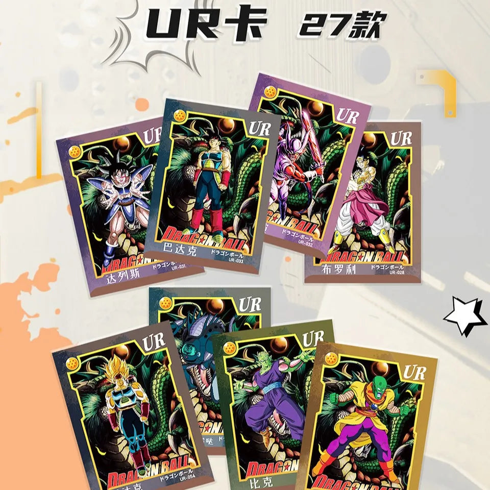 Dragon Ball Z Anime Trading Cards Booster Box, Premium XR Rare Foil Collectible Cards with Goku Vegeta & Villains, TCG for Fans