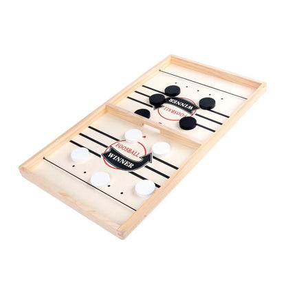 1PC Wooden Bouncing Chess Interactive Chess Bouncing Chess Bouncing Marbles Table Hockey Bouncing Table Soccer Game