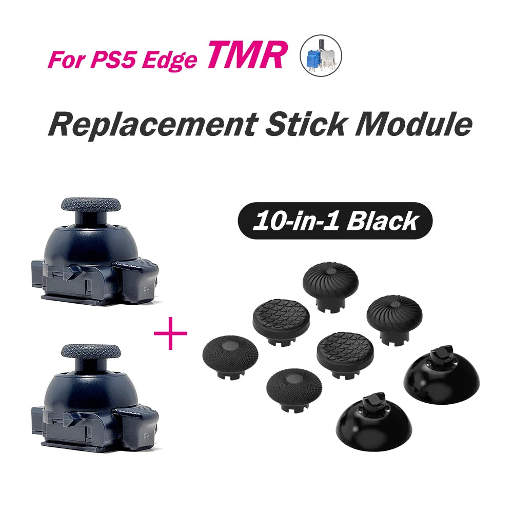 Replacement Stick Module for PS5 Edge Controller TMR Joystick Adjustable Tension Module 3D Analog ThumbStick Anti-Drift Durable