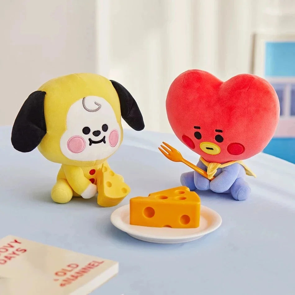 Plush Toy Tata Koay Shooky Mang Cooky Cartoon Animal Backpack Key Mobile Phone Pendant Office Relaxation Toys Friend Gift