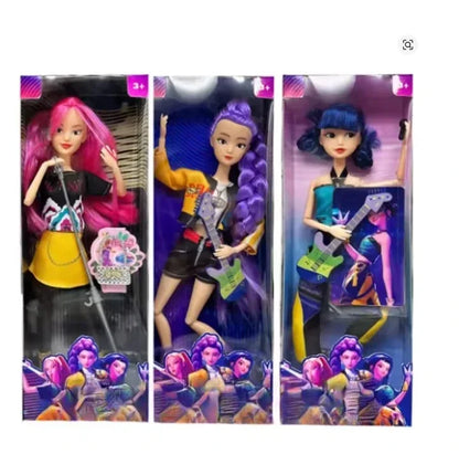 2026 Hot Music Style Demonic Group Anime Figure Rumi Mira Zoey Action Figure Cosplay Doll Cute Gift for Kids Birthday Gifts