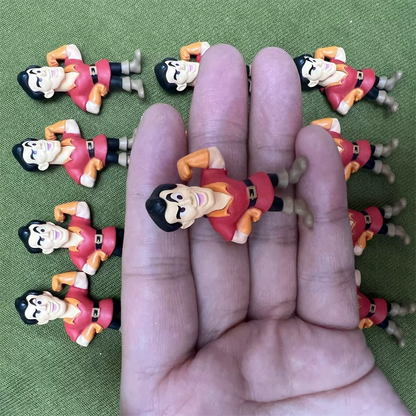 Disney original 100th Mini Figureines Bottle Toy  Princess Series Villain Series Figurine Toy Model For Kids Gifts