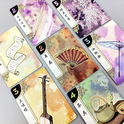 Hanamikoji | Board Game | 2 Players | 15 Minute Playing Time  Easy To Play Funny Game For Party