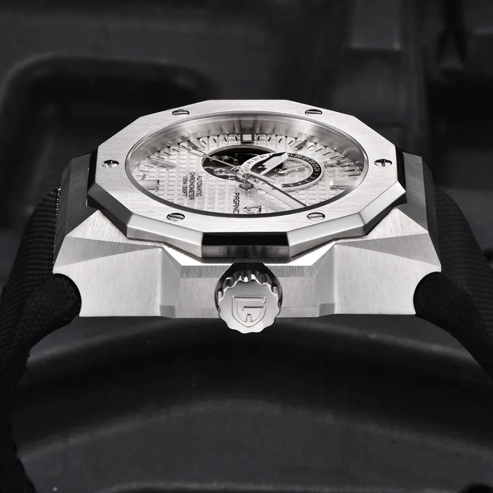 Pagani Design Men's Mechanical Watch NH39 Movement Top Notch Sapphire Stainless Steel 100m Waterproof Men's Automatic Watch