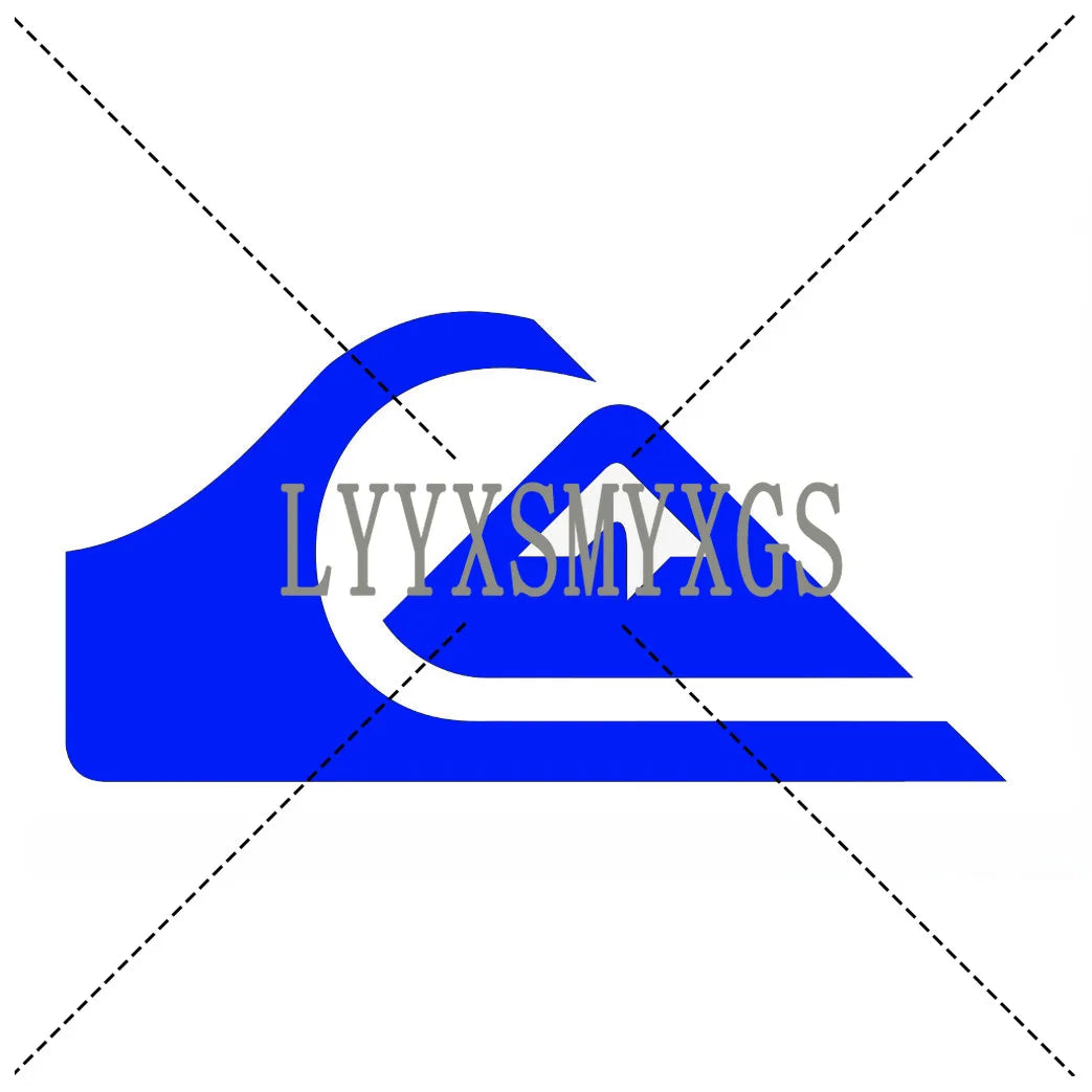 Personality Self-adhesive Quiksilver Surfboard Car Sticker Automotive Rear Window and Bumper Waterproof Vinyl Decal Decorative