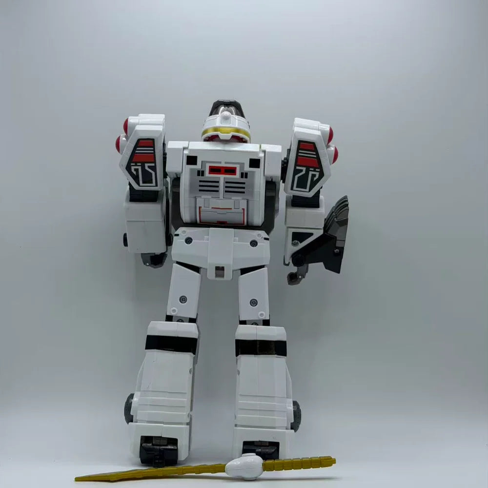 Playmates Mighty Morphin Power Rangers White Tigerzord Single Transform Mecha Loose Toy No Box