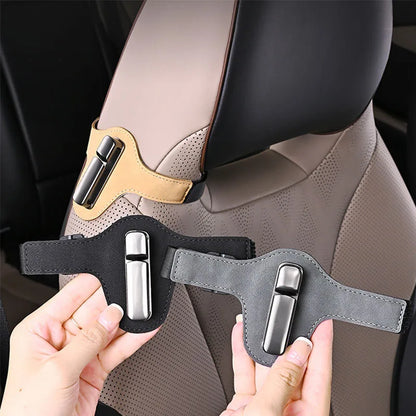 1Pcs Universal Car Seat Belt Fixator, Adjustable Strap Clip Holder, Safety Buckle Positioning Device, Auto Interior Accessories