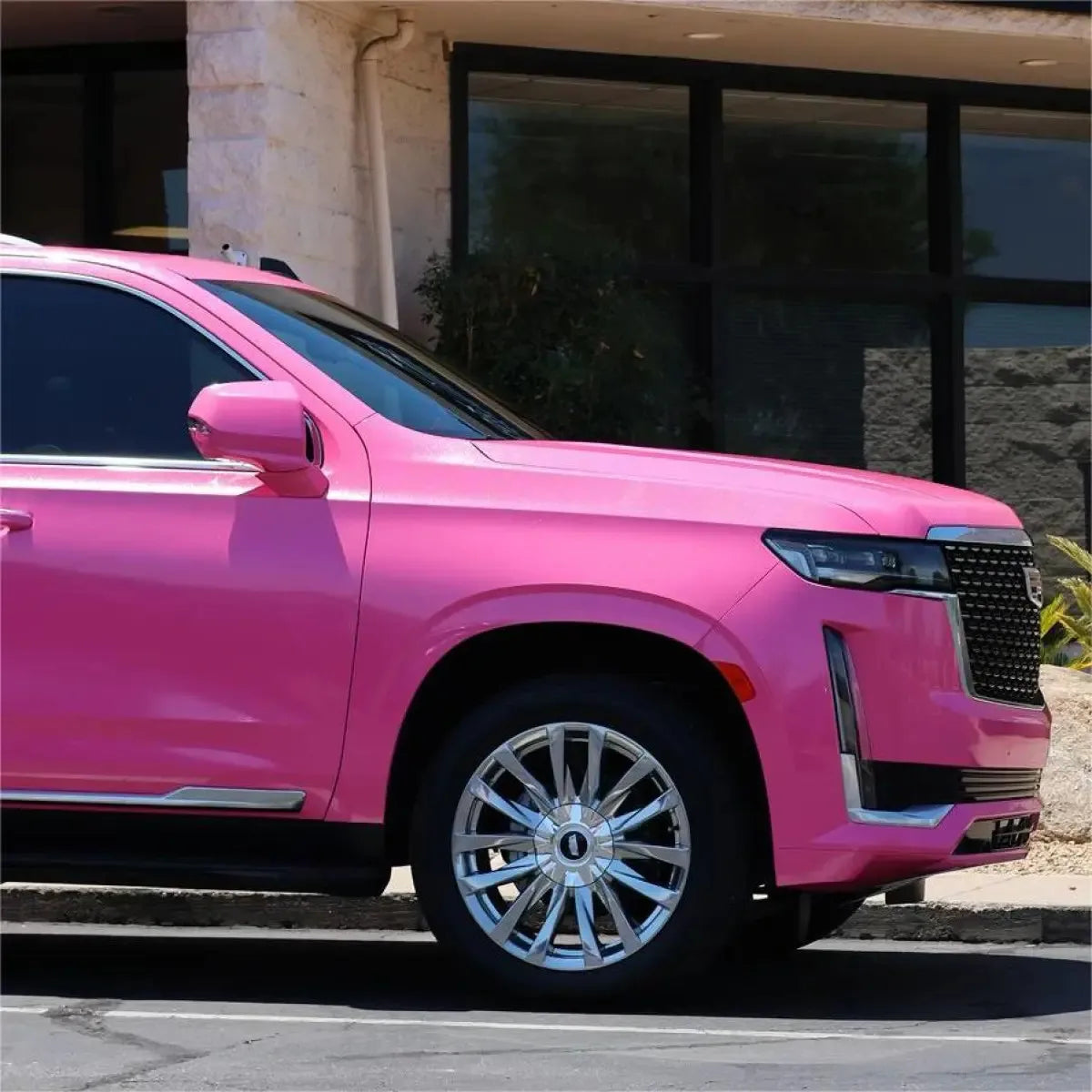 Candy Pink Vinyl Wrap Film for Auto Tuning Bike Motorcycle Metallic Decal Glossy Adhesive Sticker with Air Release Channels