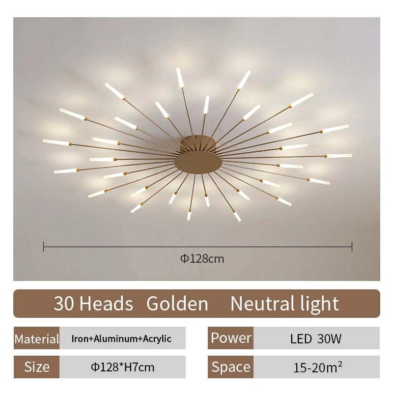 Modern LED Ceiling Lamp Living Room Dining Bedroom Ceiling Chandelier Lights Nordic Design Home Decor Indoor Lighting