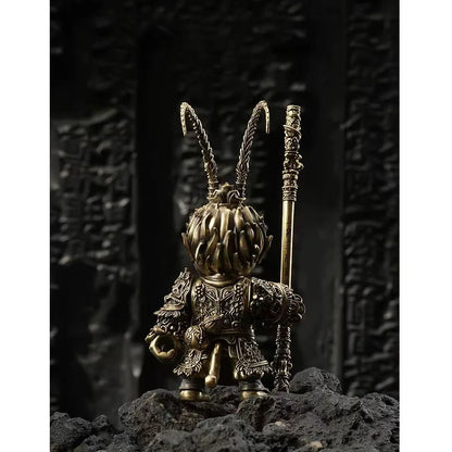 Original Logo 2026 Black Myth: Monkey King People Of Destiny Gold Armor Version Removable Magnetic Attachment Figurine Ornaments