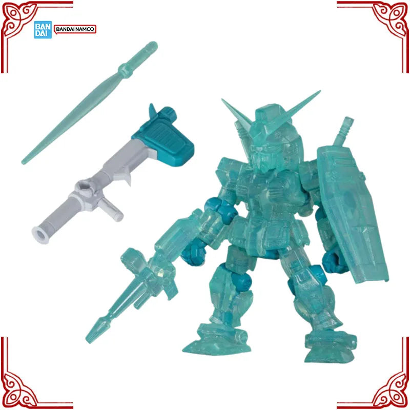 In Stock Genuine Bandai Gundam Model Kit Zaku RX-78 Hatsune Miku Color Ver Gashapon Anime Action Figure Collection Model Toys