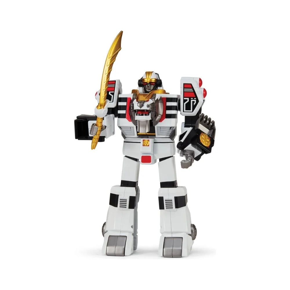 Playmates Mighty Morphin Power Rangers White Tigerzord Single Transform Mecha Loose Toy No Box