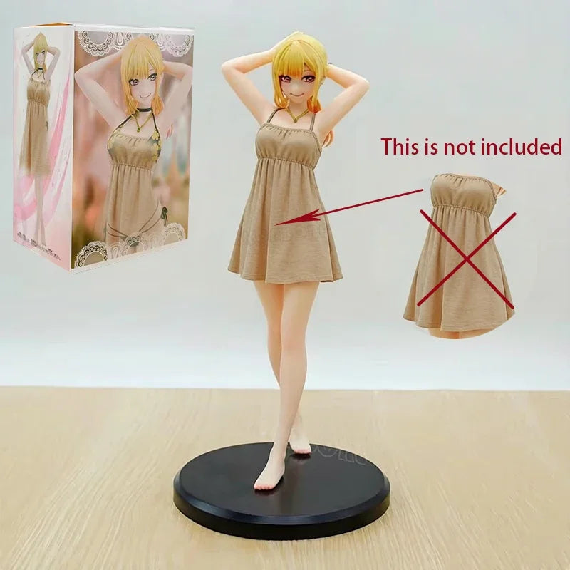 23cm My Dress-Up Darling Marin Kitagawa Race Queen Anime Figure Sono Bisque Doll wa Koi wo Suru Action Figure Model Doll Toys