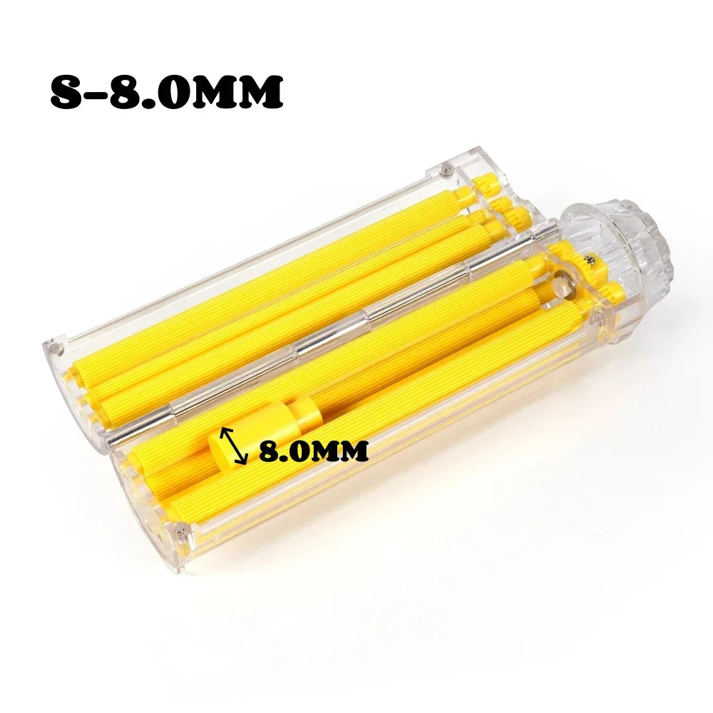 8mm 12.5mm caliber Cigarette Tobacco Herb Roller Cone Rolling Machine Manual Tobacco Filling Maker Household Smoking Accessories