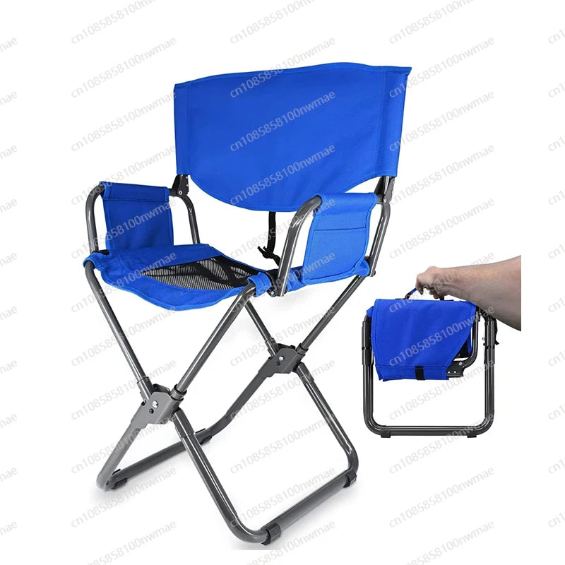 Outdoor Heavy Duty Oversized Portable Folding Beach Fishing Director Camping Chair