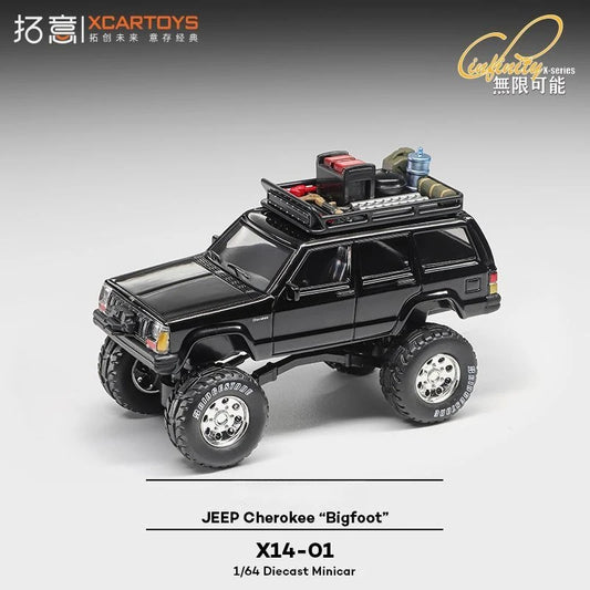 XCARTOYS Jeep 1/59 Cherokee Jeep SUV Cars Alloy Toys Motor Vehicle Diecast Metal Model Collection Ornament Birthday Gift