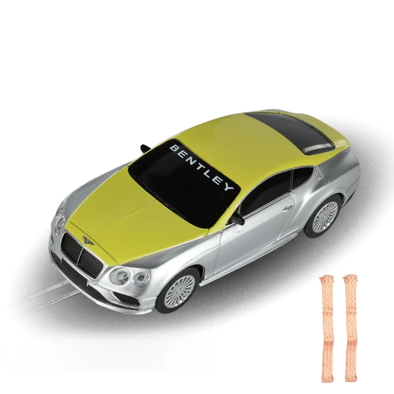 Slot Car 1 43 Scale GranTurismo MC GT4 Continental GT Polestar Police Car For Analog Carrera GoEvolution Most  1:43 Tracks