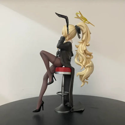 Anime Smiling Professor Bunny Girl Figure Pc Case Collectible Model Ornament Pvc Toy Statue Decoration Game Peripheral Gifts