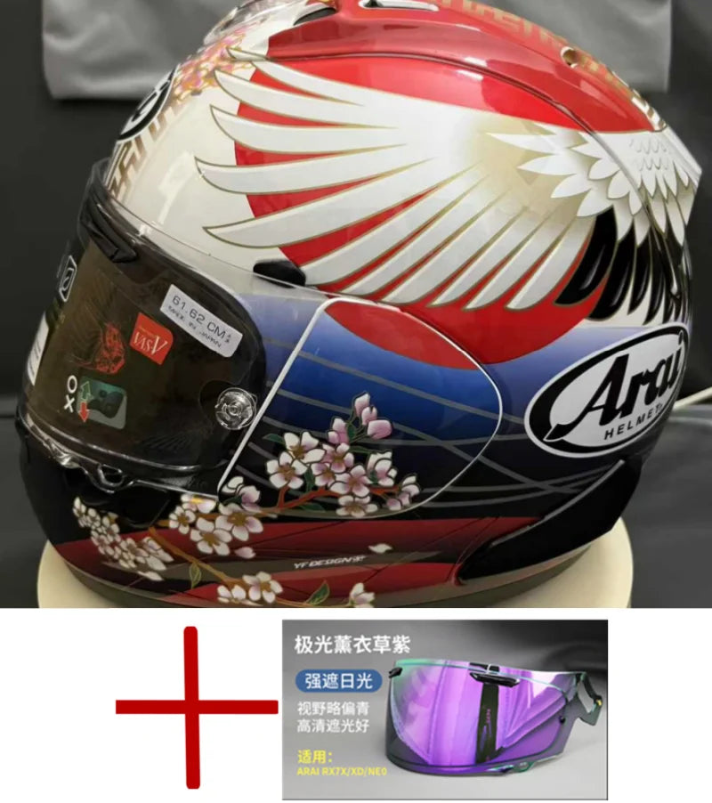 RX-7X RX7X Full Face Motorcycle Helmet, For Road Motorcycles And Racing Karts Protection Helmet Tsubasa,Capacete