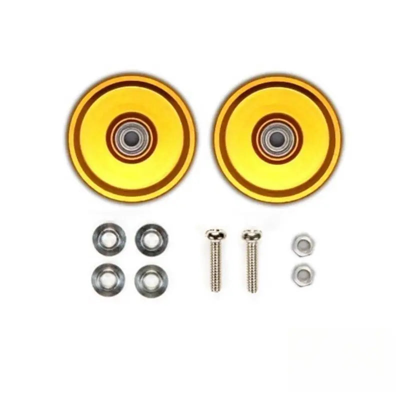 13/17/19mm Solid Aluminum Guide Wheel for Mini 4WD, No Logo No Rubber Ring, Smooth Rolling DIY Upgrade Parts