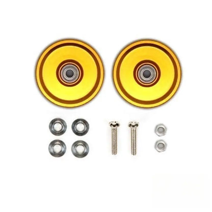 13/17/19mm Solid Aluminum Guide Wheel for Mini 4WD, No Logo No Rubber Ring, Smooth Rolling DIY Upgrade Parts