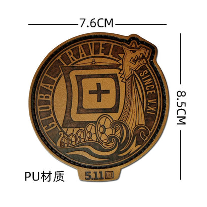 3D PVC Military Tactical Embroidery Patches Backpack Emblem Applique with Hook Outdoors Morale Armband Badges Clothes Stickers