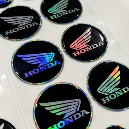 Universal 3D Motorcycle Car Wings Reflective Waterproof Soft Adhesive Sticker for Moto Racing Decorative Car Wing Decal