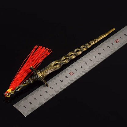 Mini Dark Moon Sword Keychain ER Game Peripherals Ranni Hand of Malenia Moonveil Sword Model Key Ring llavero Gift Toys