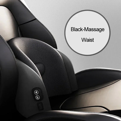 NEW Car Neck Cushion Lumbar Support Electric Men Massage Neck Car Neck Pillow Outdoor Car Accessories Home Car Massage Seat
