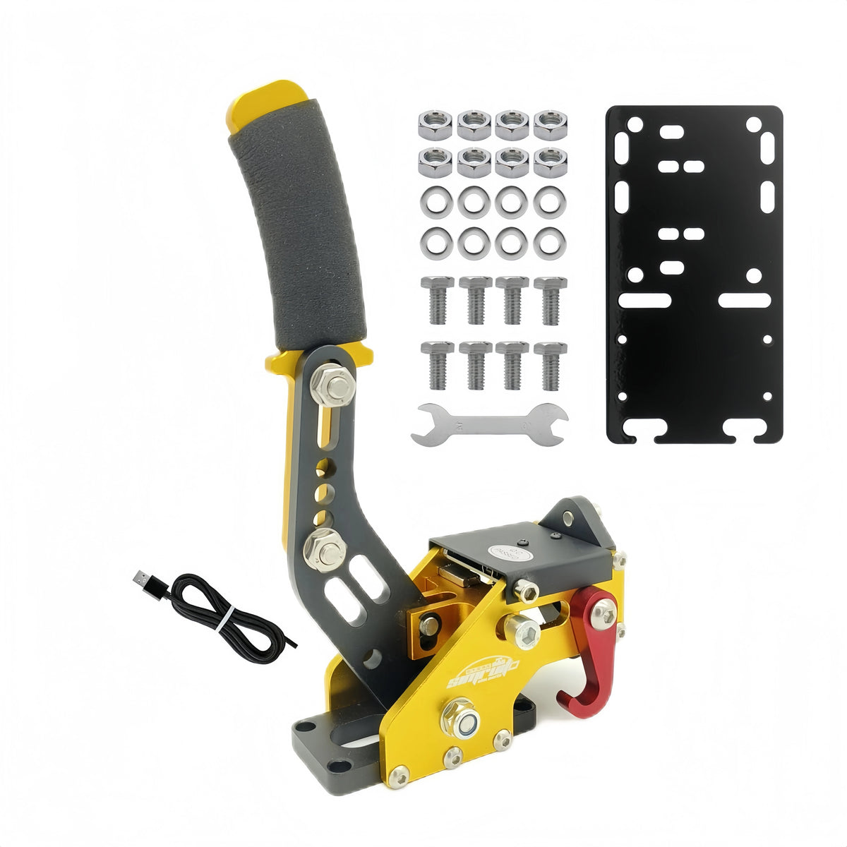 Hall Effect Sim Racing Handbrake Linear USB PC Drift Brake for ETS2 Assetto Corsa Compatible with SimRuito Paddock