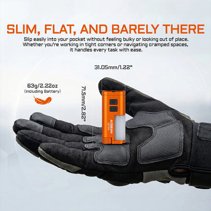 ACEBEAM UC3A EDC Flashlight Rechargeable Wide Voltage(1.2-4.8V) LED Torch With Camping Light Magnetic Multifunctional For Dog