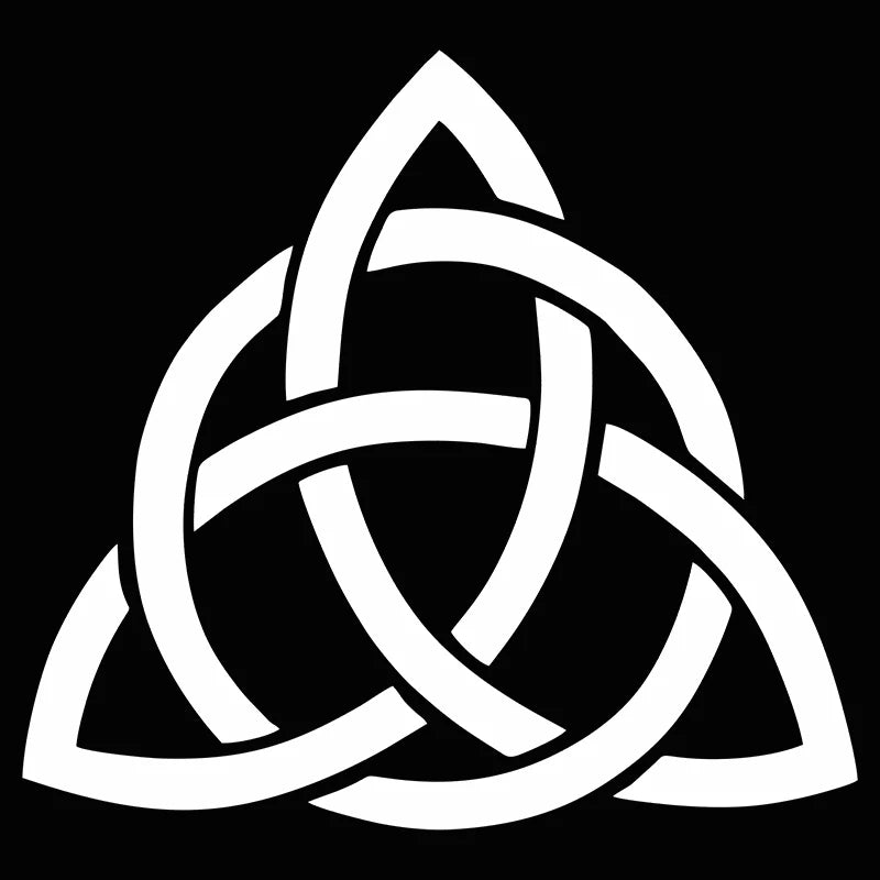 1 piece Knot Triquetra Trinity Celtic -Symbol Funny Car Sticker and Decal KKVinyl Sunscreen Waterproof 15cm*14 Cm