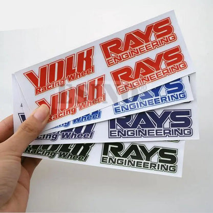 Classical Car Styling Classical Wheel Rim Decorative Vinyl Creative Sticker Decal Set for RAYS Volk Racing TE37 TE37 SL TE37C