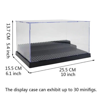 Compatible building block display box storage box building block doll collection step-by-step hand display