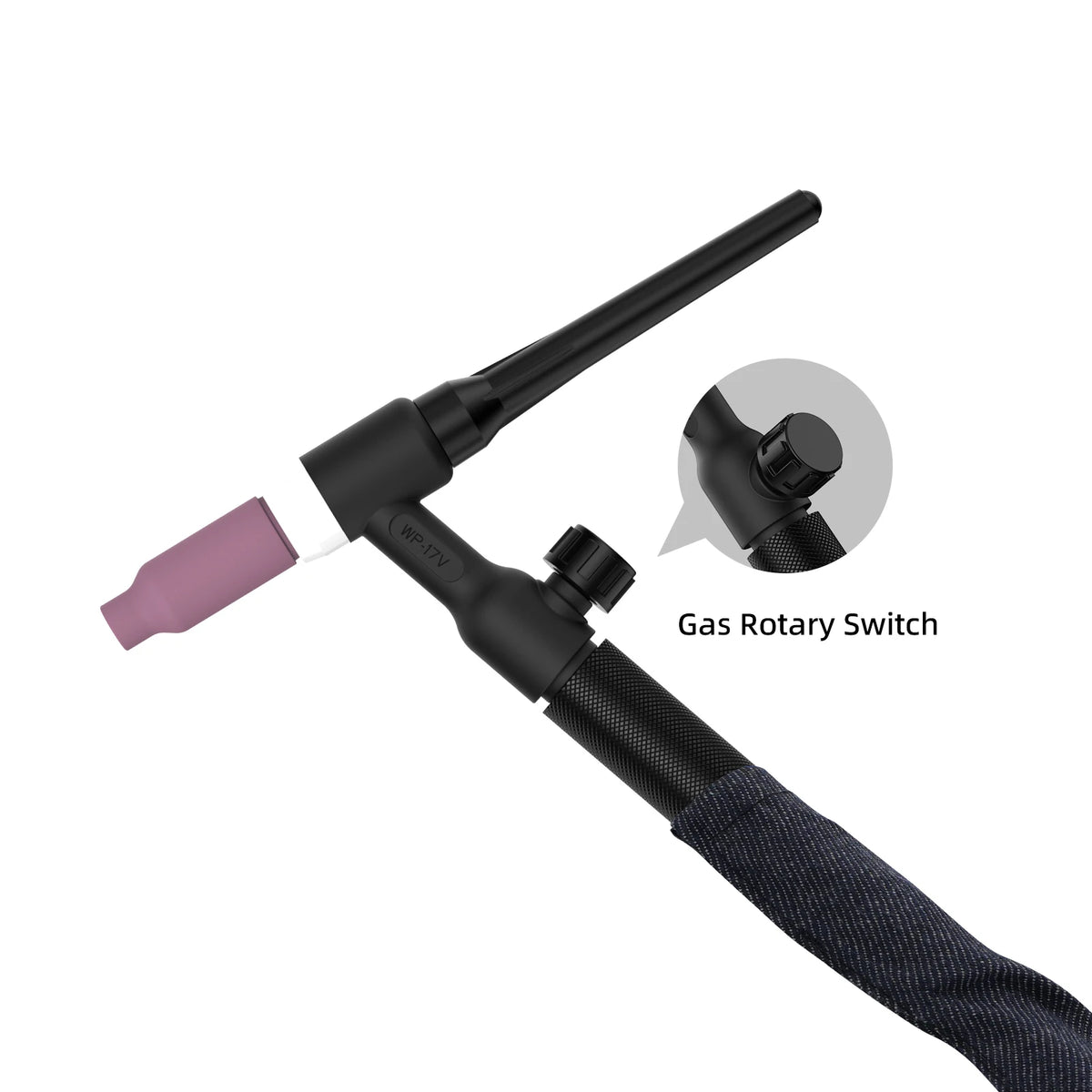 Viladepot TIG Welding Torch WP17V Argon Lift TIG Burner With 10-25mm² Quick Connector 3M Cable For Welding Equipment