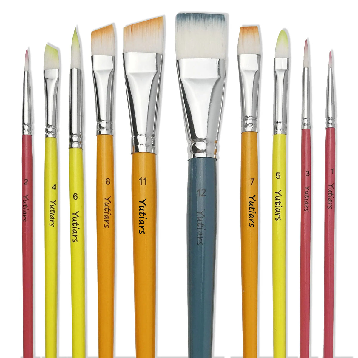10Pcs Face Brush ，3pcs Finger Sponge Case Daubers Foam and 6pcs Paint Sponges for Oil Acrylics Watercolor Rock Canvas Painting