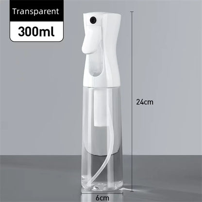 200/300ML Continuous Water Mister Empty Spray Bottle,Oil Sprayer for Hairdressing Skincare Plants Pets Kitchen Barbecue